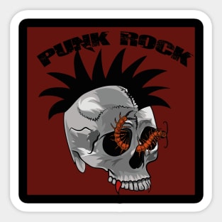 Punk Skull Sticker